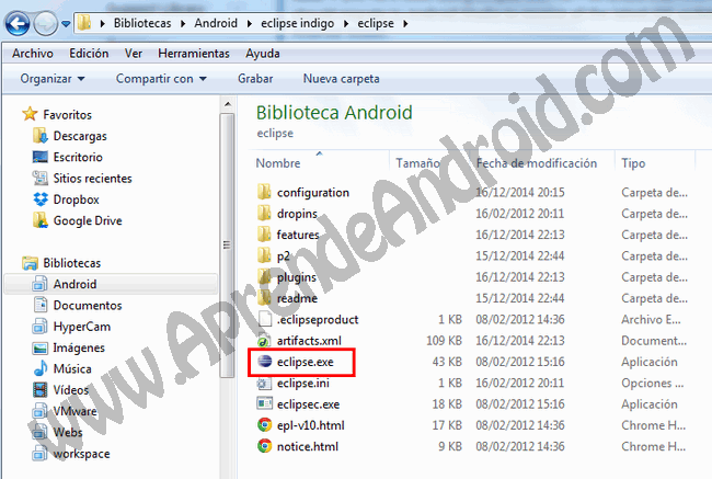 descarga eclipse indigo version Java Developers