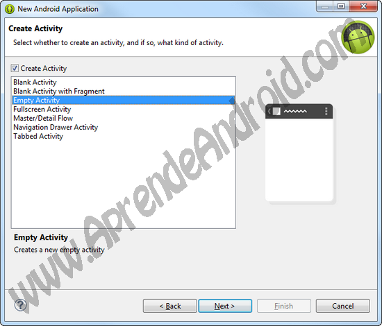 ejemplo de un condicional simple android