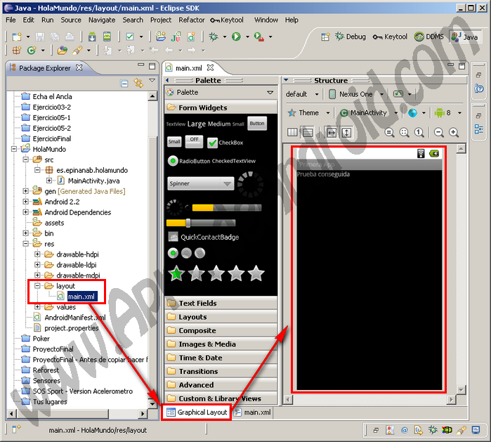 Eclipse, Java, Android