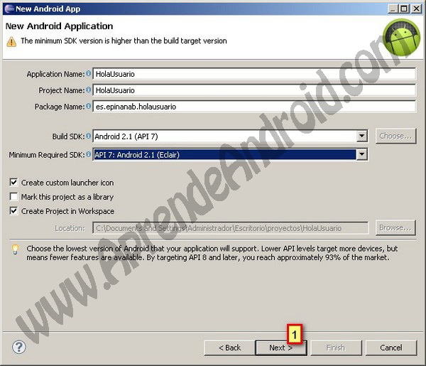 Eclipse, Java, Android