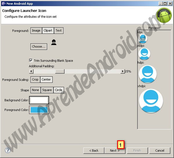Eclipse, Java, Android