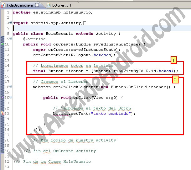 Eclipse, Java, Android