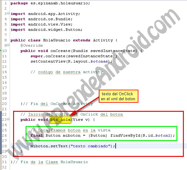 Eclipse, Java, Android
